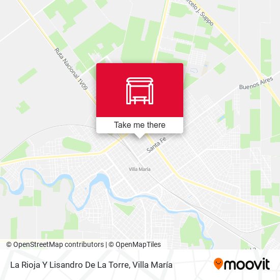 La Rioja Y Lisandro De La Torre map