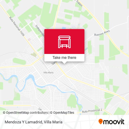 Mendoza Y Lamadrid map
