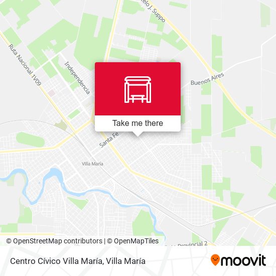 Mapa de Centro Cívico Villa María