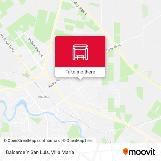 Balcarce Y San Luis map