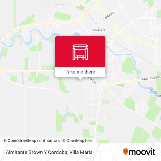 Mapa de Almirante Brown Y Córdoba