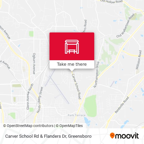 Mapa de Carver School Rd & Flanders Dr