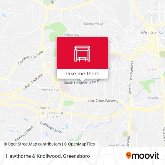 Hawthorne & Knollwood map