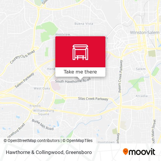 Hawthorne & Collingwood map