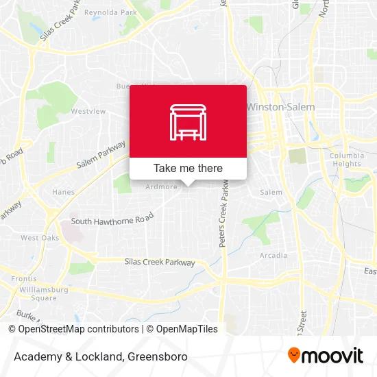 Mapa de Academy & Lockland