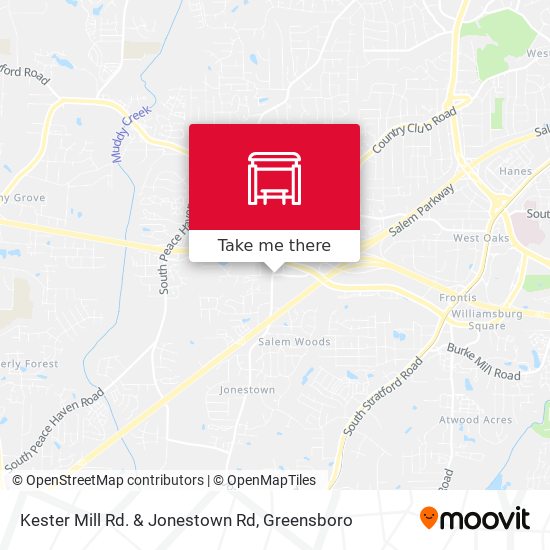 Mapa de Kester Mill Rd. & Jonestown Rd