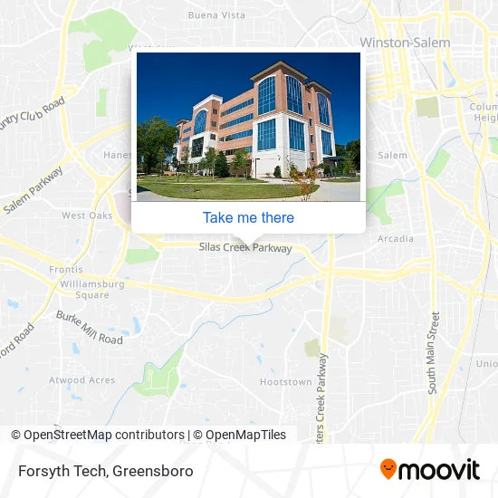 Mapa de Forsyth Tech