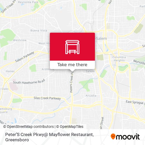 Mapa de Peter’S Creek Pkwy@ Mayflower Restaurant