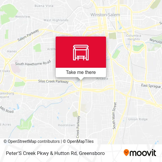 Mapa de Peter’S Creek Pkwy & Hutton Rd