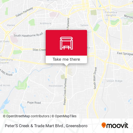 Peter’S Creek & Trade Mart Blvd. map