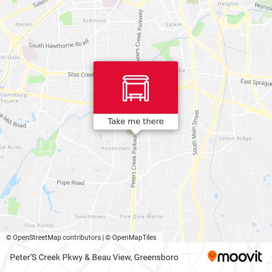 Mapa de Peter’S Creek Pkwy & Beau View