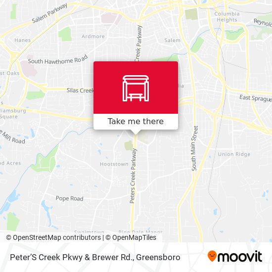 Peter’S Creek Pkwy & Brewer Rd. map