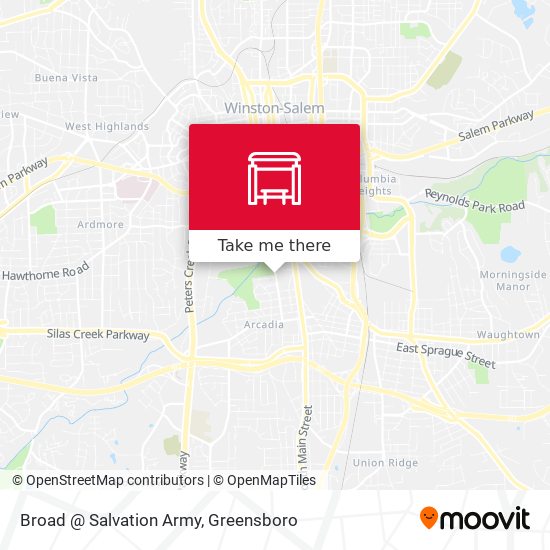 Broad @ Salvation Army map