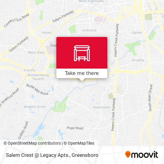 Salem Crest @ Legacy Apts. map