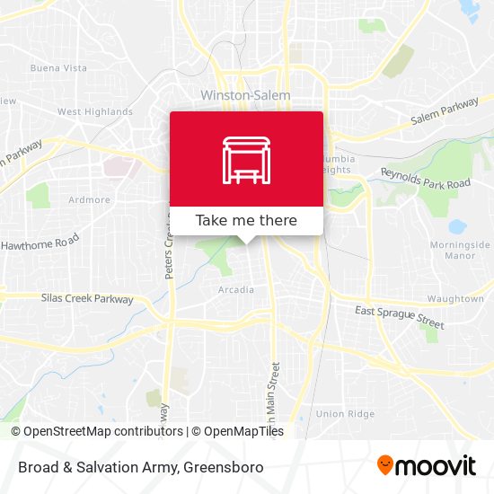 Broad & Salvation Army map
