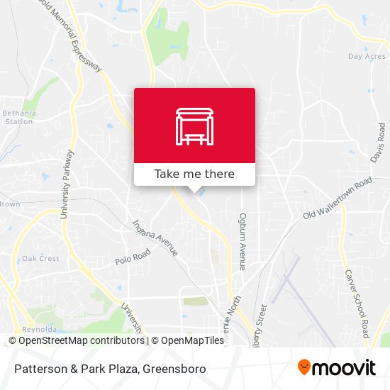 Patterson & Park Plaza map