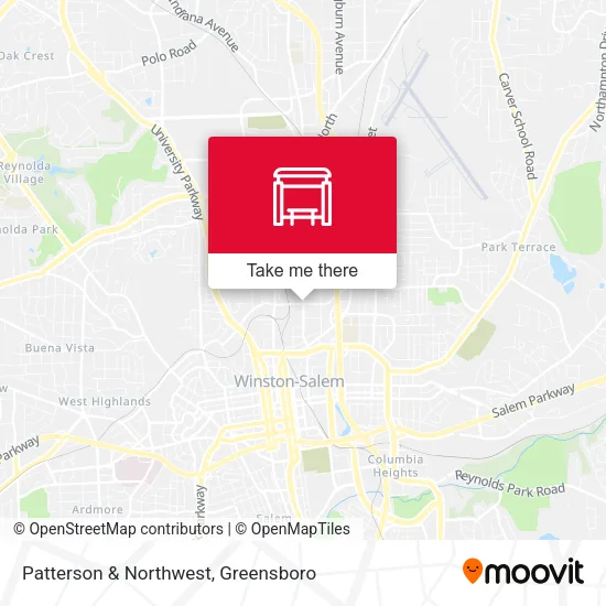Mapa de Patterson & Northwest