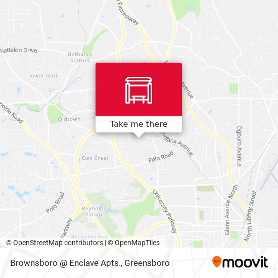 Mapa de Brownsboro @ Enclave Apts.