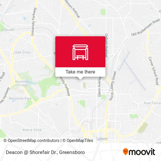 Mapa de Deacon @ Shorefair Dr.
