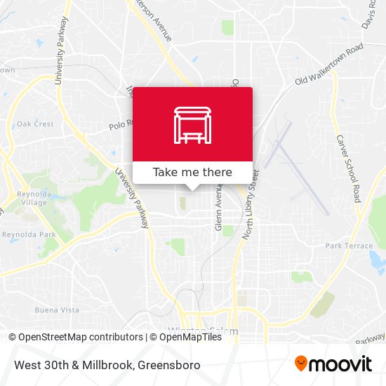Mapa de West 30th & Millbrook