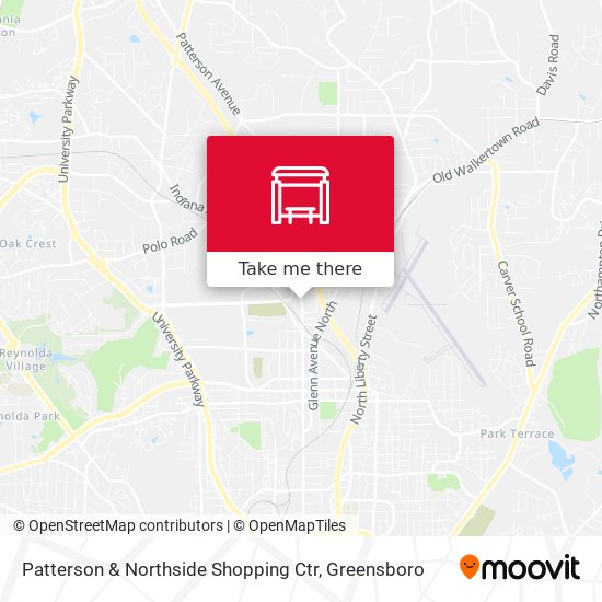 Patterson & Northside Shopping Ctr map