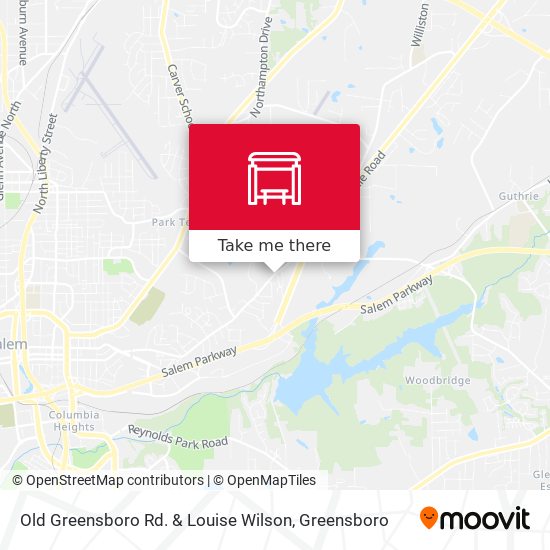 Old Greensboro Rd. & Louise Wilson map