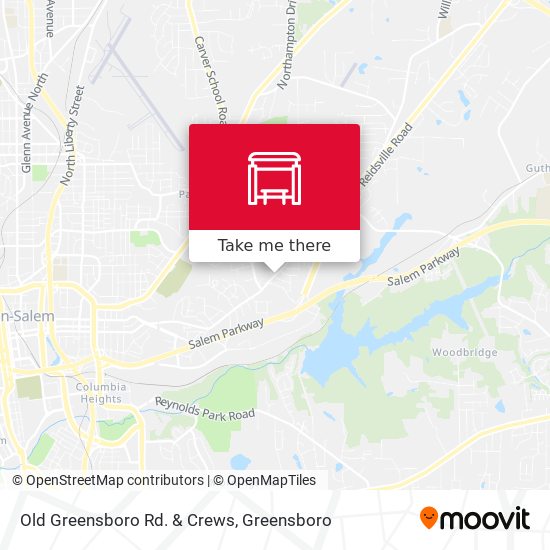 Mapa de Old Greensboro Rd. & Crews