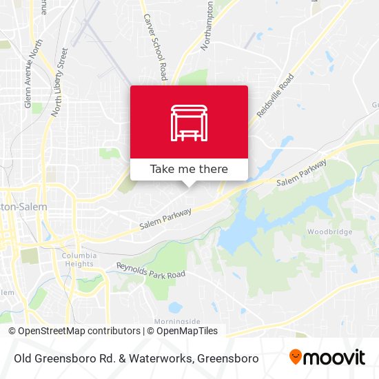 Mapa de Old Greensboro Rd. & Waterworks