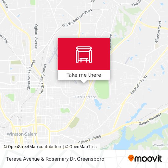 Teresa Avenue & Rosemary Dr map