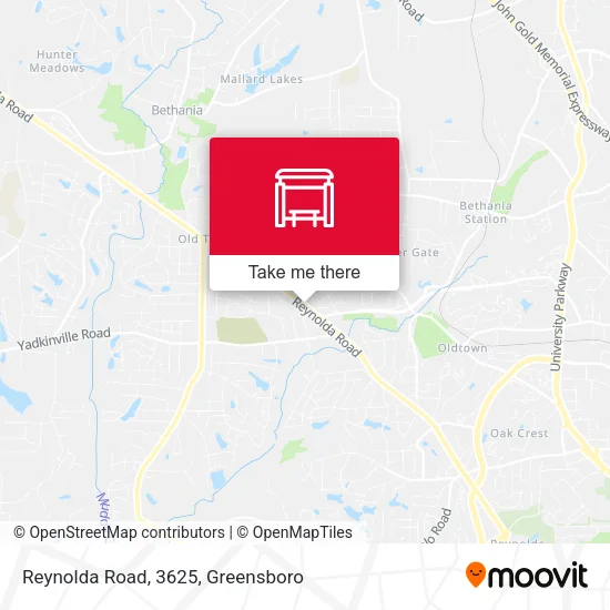 Reynolda Road, 3625 map