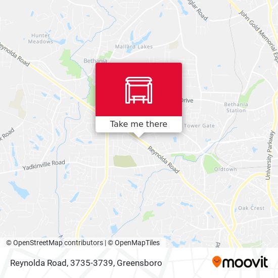 Mapa de Reynolda Road, 3735-3739