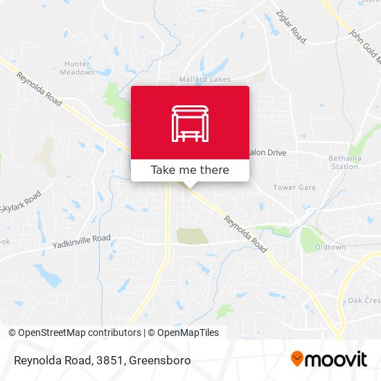 Reynolda Road, 3851 map
