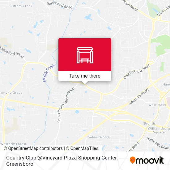 Country Club @Vineyard Plaza Shopping Center map