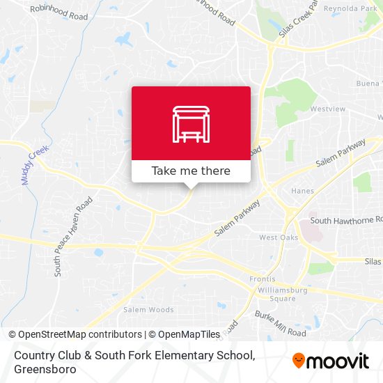 Mapa de Country Club & South Fork Elementary School