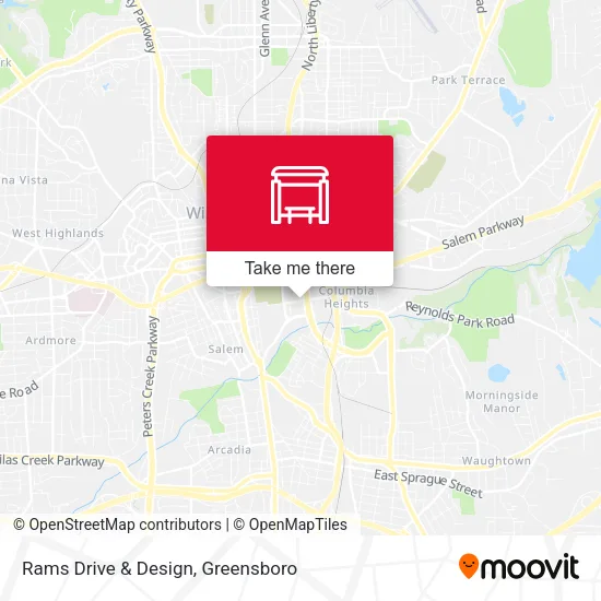 Mapa de Rams Drive & Design