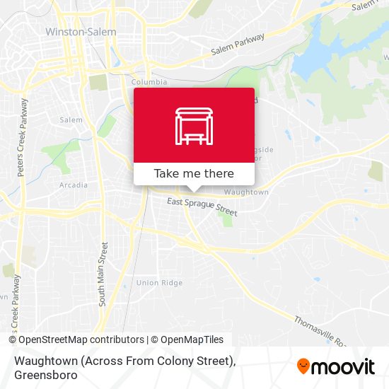 Waughtown (Across From Colony Street) map