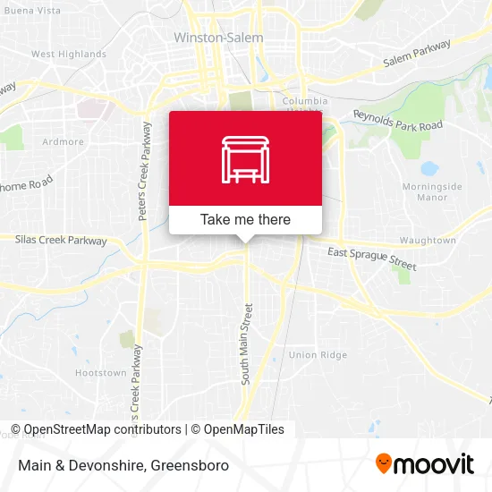 Mapa de Main & Devonshire
