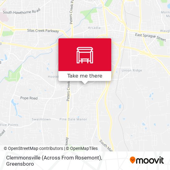 Clemmonsville (Across From Rosemont) map