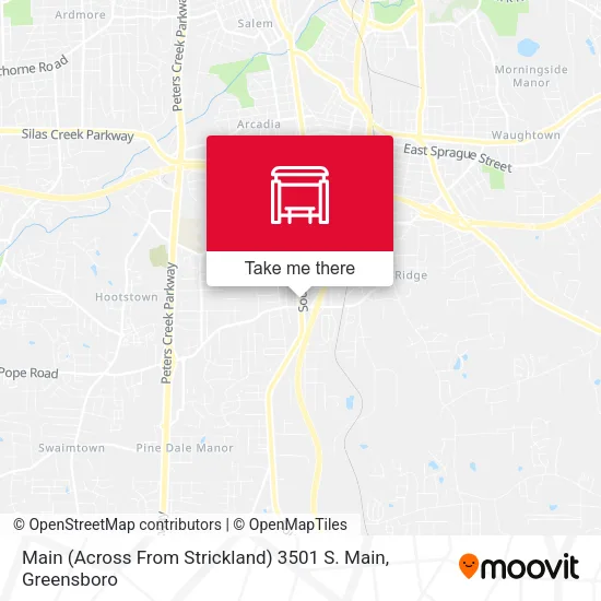 Mapa de Main (Across From Strickland) 3501 S. Main