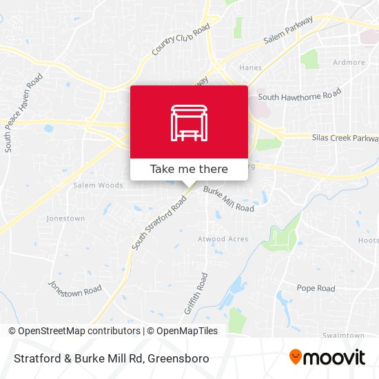 Stratford & Burke Mill Rd map