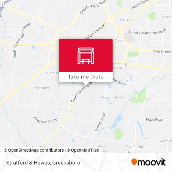 Mapa de Stratford & Hewes