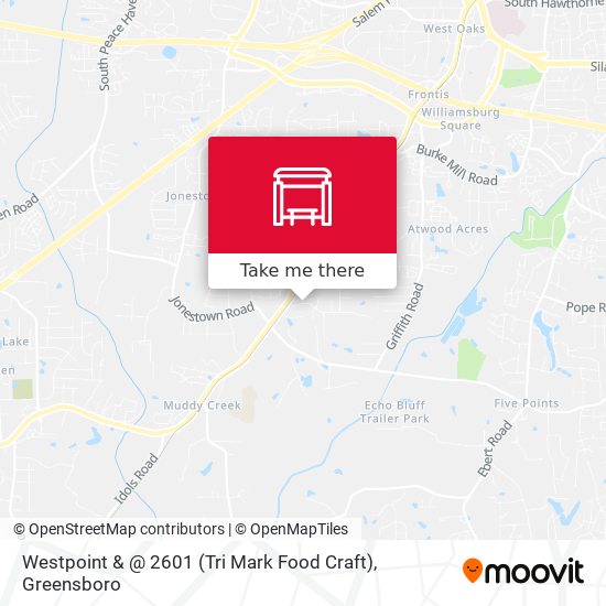 Mapa de Westpoint & @ 2601 (Tri Mark Food Craft)