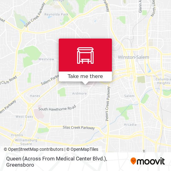 Queen (Across From Medical Center Blvd.) map