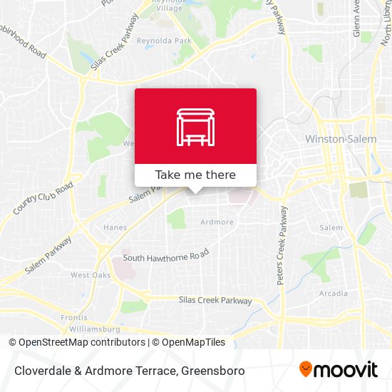 Mapa de Cloverdale & Ardmore Terrace