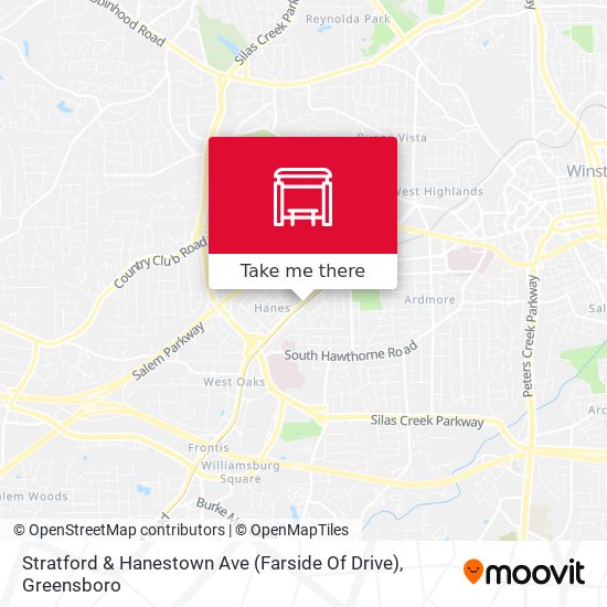 Stratford & Hanestown Ave (Farside Of Drive) map