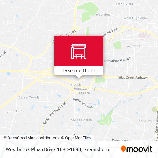 Mapa de Westbrook Plaza Drive, 1680-1690