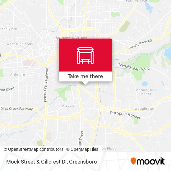 Mapa de Mock Street & Gillcrest Dr