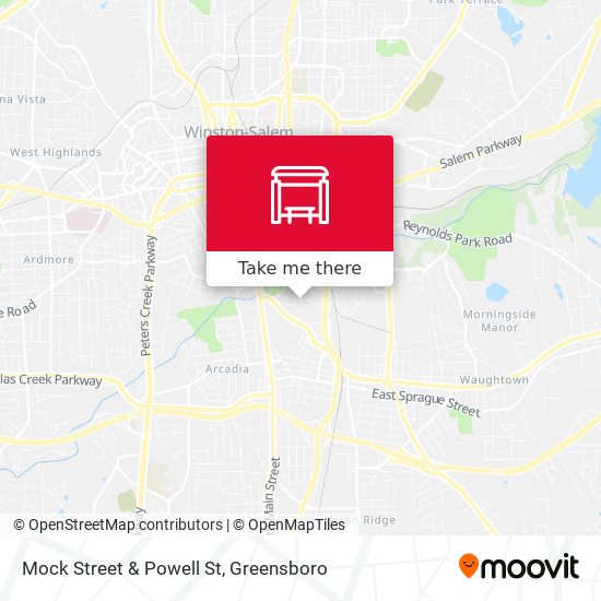 Mapa de Mock Street & Powell St