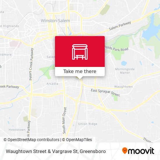 Waughtown Street & Vargrave St map