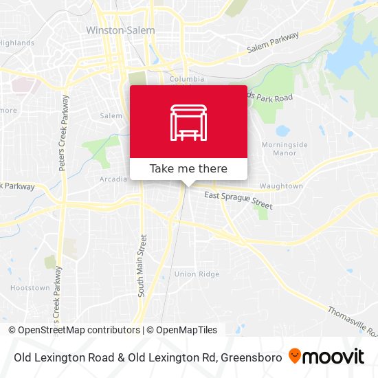 Old Lexington Road & Old Lexington Rd map